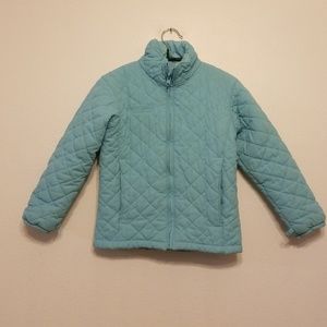 🍁Columbia quilted aqua jacket